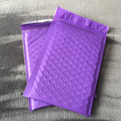 Purple Bubble Mailers