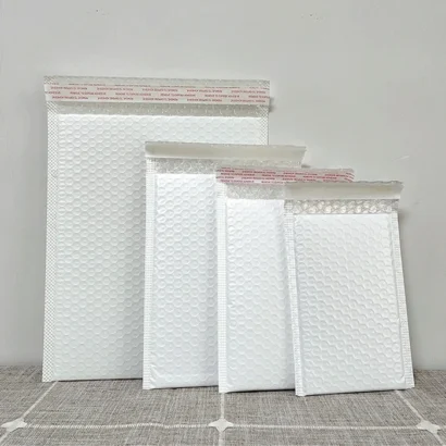 White Poly Bubble Mailers